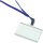 Identity card holder, blue with neck hook, 85x50 mm, plastic, DONAU