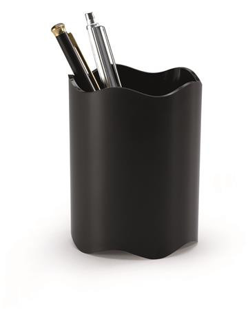 Pen holder, plastic, DURABLE, "Trend", black