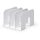Bookend and catalogue holder, plastic, DURABLE "Trend", white
