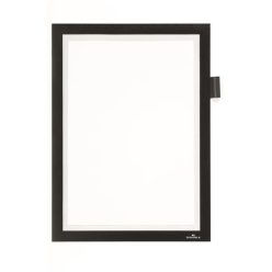   Infokeret, A4, öntapadó, jegyzetelhető, DURABLE DURAFRAME® "NOTE", fekete