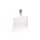 ID card holder, open, with clip, transparent