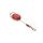 Identity card holder, retractable, with carabiner, DURABLE "Style", red
