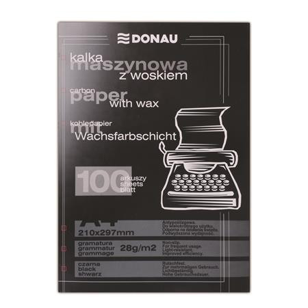 Indigo, mechanical, A4, 100 sheets, DONAU, black