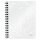 Spiral notebook A5, checkered, 80 pages, LEITZ "Wow", white