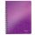 Spiral notebook A5, checkered, 80 pages, LEITZ "Wow", purple