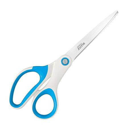 Office scissors, 20,5 cm, LEITZ "Wow Titanium", blue