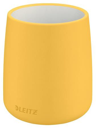 Pen holder, ceramic, LEITZ "Cosy", warm yellow