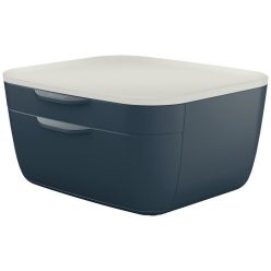   Irattároló, műanyag, 2 fiókos, LEITZ "Cosy", bársonyszürke