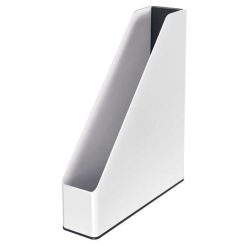  Iratpapucs, műanyag, 73 mm, kettős színhatású, LEITZ "Wow", fekete