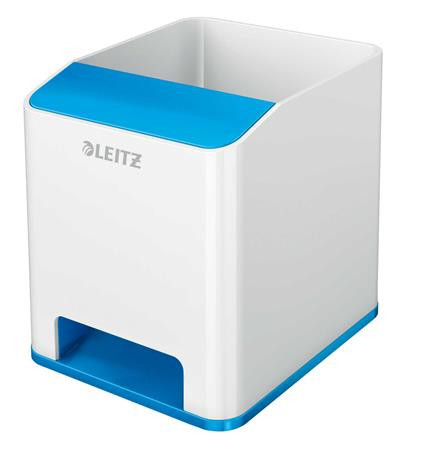 Pen holder, dual effect, LEITZ "Wow", blue