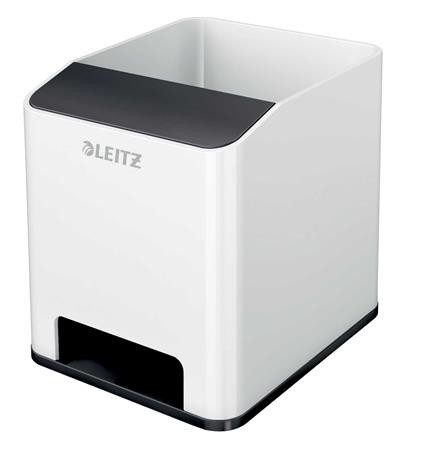Pen holder, dual colour effect, LEITZ "Wow", black