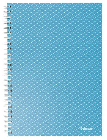 Spiral notebook, A5, checkered, 80 pages, ESSELTE "Colour'Breeze", blue