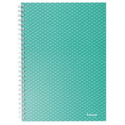   Spiral notebook, A5, ruled, 80 pages, ESSELTE "Colour'Breeze", green