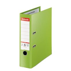   Iratrendező, 80 mm, A4, PP, élvédő sínnel, ESSELTE "Standard Plus", Vivida zöld