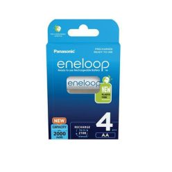   Tölthető elem, AA ceruza, 4x2000 mAh Ni-MH, PANASONIC "Eneloop"