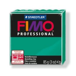   Clay, 85 g, combustible, FIMO "Professional", intense green