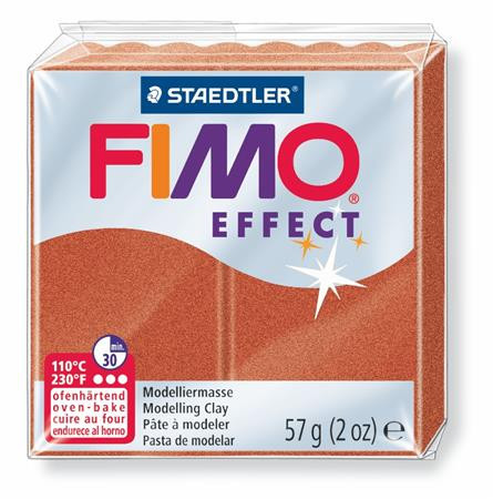 Clay, 57 g, combustible, FIMO "Effect", metallic copper