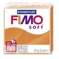 Clay, 57 g, combustible, FIMO "Soft", mandarin