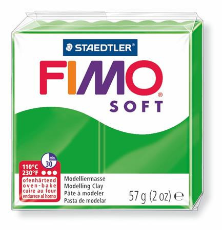Clay, 57 g, combustible, FIMO "Soft", tropical green
