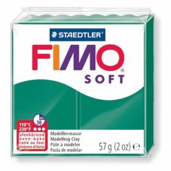   Clay, 56 g, combustible, FIMO "Soft", emerald green