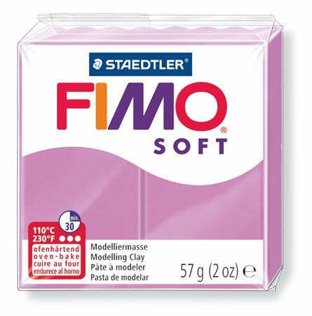 Clay, 57 g, combustible, FIMO "Soft", lavender