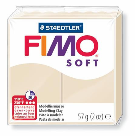 Cotton wool, 57 g, combustible, FIMO "Soft", Sahara