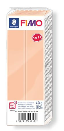 Clay, 454 g, combustible, FIMO "Soft", body colour