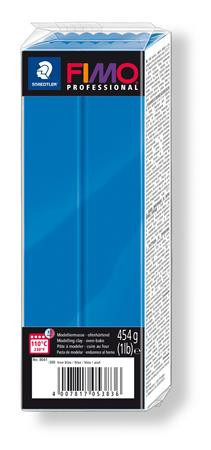Clay, 454 g, combustible, FIMO "Professional", blue