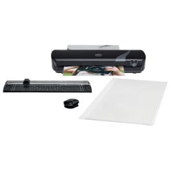   Lamináló készlet, A4, 75-125 mikron, GBC "Inspire+ Craft", fekete