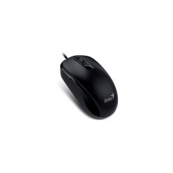   Egér, vezetékes, optikai, normál méret, USB, GENIUS "DX-120", fekete