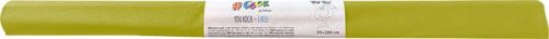 Crepe paper, 50x200 cm, COOL BY VICTORIA, light yellow