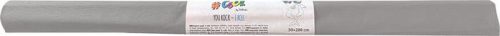 Crepe paper, 50x200 cm, COOL BY VICTORIA, silver