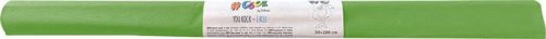 Crepe paper, 50x200 cm, COOL BY VICTORIA, light green