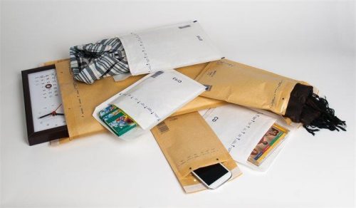 Air cushion bag, 200x275 mm outside, 180x265 mm inside, VICTORIA PAPER, "W4", brown