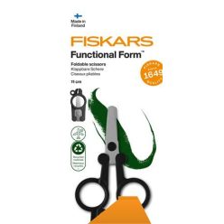   Folding scissors, 11 cm, FISKARS "Functional Form Renew", black