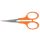 Nail scissors, 10 cm, curved, FISKARS "Classic", orange