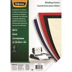   Hátlap, A3, 250 g, matt, FELLOWES "Delta", fekete, 100 db