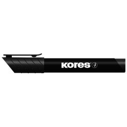   Alkoholos marker, 3-5 mm, kúpos, KORES "K-Marker", fekete