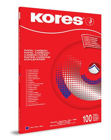 Indigo, A4, manual, KORES, 100 sheets, blue