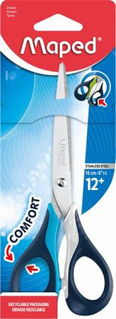Scissors, general, 16 cm, MAPED "Sensoft 3D", mixed colours