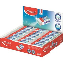   Eraser display with paper, MAPED "Mini Technic Ultra"