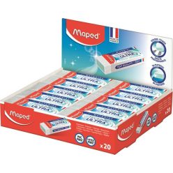   Eraser display with paper, 20 pieces, MAPED "Technic Ultra"