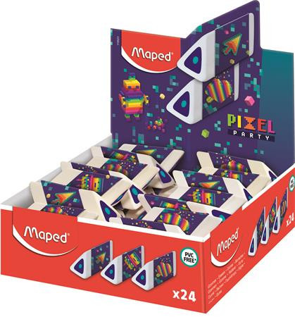 Eraser display, MAPED "Pixel Party Pyramid"