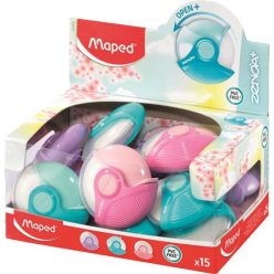 Eraser display, MAPED "Zenoa Plus", pastel colours