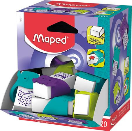 Eraser display, MAPED "Little Monster", mixed colours