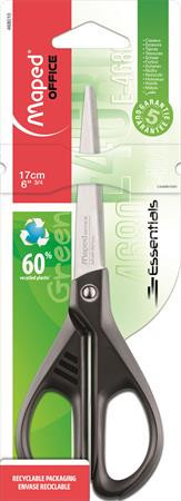 Office scissors, 17 cm, MAPED "Essentials Green"