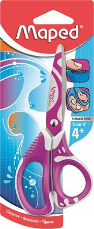 School scissors, 13 cm, MAPED "Zenoa Fit", mixed colours