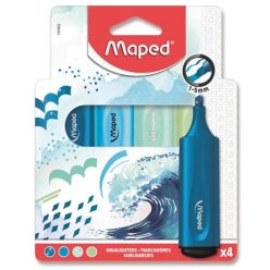   Szövegkiemelő készlet, 1-5 mm, MAPED "Fluo Peps Assorted", vegyes színek