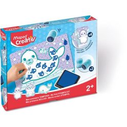   Kreatív készségfejlesztő készlet, MAPED CREATIV, "Early age", nyomdavilág