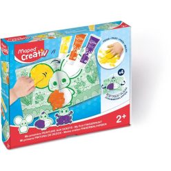   Kreatív készségfejlesztő készlet, MAPED CREATIV, "Early age", ujjfesték